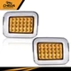 Fit For 03-09 Hummer H2 LED Corner Signal Lights Parking Lamps Left+Right Side