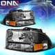 FOR 97-04 DODGE DAKOTA/DURANGO BLACK/AMBER SIDE TURN CORNER HEADLAMP HEAD LIGHT