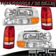 Head Signal Tail Lights for 1999-2002 CHEVY CHEVROLET SILVERADO - Combo Set