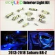 Fits 2013-2018 Subaru BR-Z BLUE Interior LED Light Package Replacement Kit 6 PC
