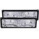 ANZO Euro Parking Lights Black for 1988-1998 Chevrolet C1500