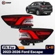 For 2023-2026 Ford Escape LED Tail Light Rear Outer Lamp Left + Right Side Pair