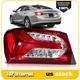 Driver Left Outer Side For 2019-2022 Chevy Malibu Tail Lights Red LED Type