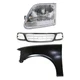 Grille For 2001-2003 Ford F-150 PTM Cross Bar with LH Fender and Headlight Kit