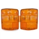 2X Orange Corner Lamp Light Amber For Hino FL18 FM227 Ranger F18 FF GD FM 1989