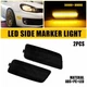 Smoke Lens Amber LED Side Marker Lights For Volkswagen MK6 GTI 10-14 5K0-945-072