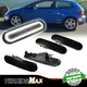GTINTHEBOX Smoked F+R Bumper Side Marker Lights For 02-05 Honda Civic Si EP3 3DR