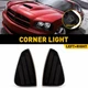 For 06-10 Dodge Charger Smoked Front Turn Signal Lamps Corner-Light Housings Kit