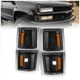 521042 Anzo Corner Lights Lamps Set of 2  Driver & Passenger Side for Chevy Pair