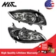 Headlight Assembly Fits 2004-2005 Honda Civic 1.3/1.7L Halogen Black Clear Lens