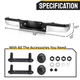 Rear Steel Bumper Replacement + Sensor Holes Steel For 2009-2014 Ford F-150
