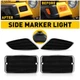 For 97-06 Jeep Wrangler TJ Front Turn Signal Light Housings Fender SideMarker 4x