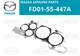 MAZDA Genuine RX7 RX-7 FD3S Instrument Cluster Speedometer Lens FD01-55-447A New