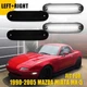 4X LED Side Marker Light Smoke White Front & Rear FOR MAZDA MX-5 MIATA 1990-2005