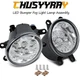 Pair LED Fog Lights Driving Lamps For 2014 2015 2016 Scion tC & 2006 Scion xA