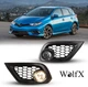 Clear Fog Lights For 2017-2018 Toyota Corolla IM/16 Scion IM Switch Wiring Kit 