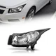 Left Headlight Assembly For 2011-2015 Chevy Cruze Black Clear Corner Headlamp