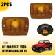 4x Amber Lens Turn Signal Light Housings For 1987-1995 Jeep Wrangler YJ 56001378