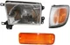 4RUNNER 96-97 HEAD LAMP LH Assembly Halogen 3-pc Kit with Corner Light and Turn