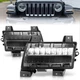 ANZO 2018-2021 Jeep Wrangler LED Side Markers Chrome Housing Smoke Lens w/ Seq.