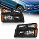WEELMOTO Pair Headlights +Bumper Lamps For 2004-2012 Chevy Colorado GMC Canyon WEELMOTO Pair Headlights +Bumper Lamps For 2004-2012 Chevy Colorado GMC Canyon