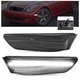 2PCS Front White LED Side Marker Lights For Infiniti G35 Coupe 2D 2003-07 Smoke
