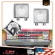 For Chevy GMC Pickup Truck Chrome Front Turn Signal Side Corner Marker Lights 2X