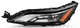 FIT NISSAN ROGUE 2021-2025 DRIVER DRL DAYTIME RUNNING LIGHT TURN SIGNAL LAMP NEW