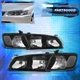 For 00-01 Toyota Camry XV20 Replacement Black Clear Headlights + Corner Lamps