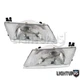 Headlights Headlamps for 1995-1998 NISSAN SENTRA 200SX Left Right Sides Pair