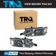 TRQ Headlight Assembly Set Driver & Passenger Side Fits 2002-2003 Toyota Solara