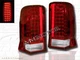 2002 2003 2004 2005-2006 CADILLAC ESCALADE RED LED TAIL LIGHTS 03 04 