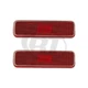 Rear Side Marker Lights Reflectors Pair Set for 78-93 Dodge Omini/Horizon