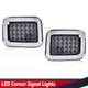 Fit For 2003-2009 Hummer H2 Smoked Parking Lamps Front LED Corner Signal Lights 