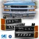 8pcs DOT LED Headlight Bumper Lamp Marker for Chevy Suburban K1500 K2500 1994-99
