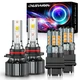 For Ford Ranger 1993-1997 LED Headlight Hi/Lo Beam + Turn Signal Light Bulbs 4x