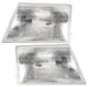 Headlights Front Lamps Pair Set for 98-00 Ford Ranger Pickup Left & Right