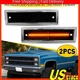 Fit For 81-91 Chevrolet C10 C20 C30 GMC LED Front Side Marker Light Smoke Lens