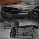 For 06-10 Dodge Charger Smoked Housing Clear Corner Headlight Replacement Lamps