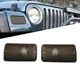 Smoke Turn Signal Side Marker Lights For Jeep Wrangler 1997-2006 Pair 