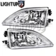 Left Right Sides Pair Head Lights for 1994-1998 FORD MUSTANG COBRA