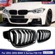 For BMW 3 Series F30 328i 335i 2012-2018 Gloss Black Front Kidney Grille Grills