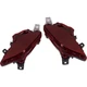 For 2020-2023 Highlander Bumper Reflector Front Red Plastic SET PAIR