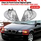 Clear Corner Signal Parking Lights For 1999-2001 BMW 3-Series E46 4Door Pre-LCI