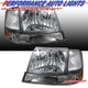Set of Euro Clear Chrome Headlights w/ Corner Lights for 1998-2000 Ford Ranger