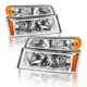 Fit For 04-12 GMC Canyon/Chevy Colorado Amber Bumper Lights Headlights Assembly Fit For 04-12 GMC Canyon/Chevy Colorado Amber Bumper Lights Headlights Assembly
