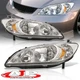 Chrome Amber OE Style JDM Driving Head Lights Lamp Set For 2004-2005 Honda Civic