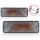 Fit For 84-89 Toyota Pickup Smoked Front Parking Turn Signal Corner Lights