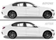 Chrome Delete Blackout Overlay for 2019-24 BMW 3 Series G20 Window Trim