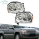Halogen Headlights For Jeep Grand Cherokee 2005 2006 2007 Left+Right Side Chrome